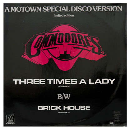 COMMODORES - BRICK HOUSE/THREE TIMES LADY | 12" MAXI SINGLE USADO