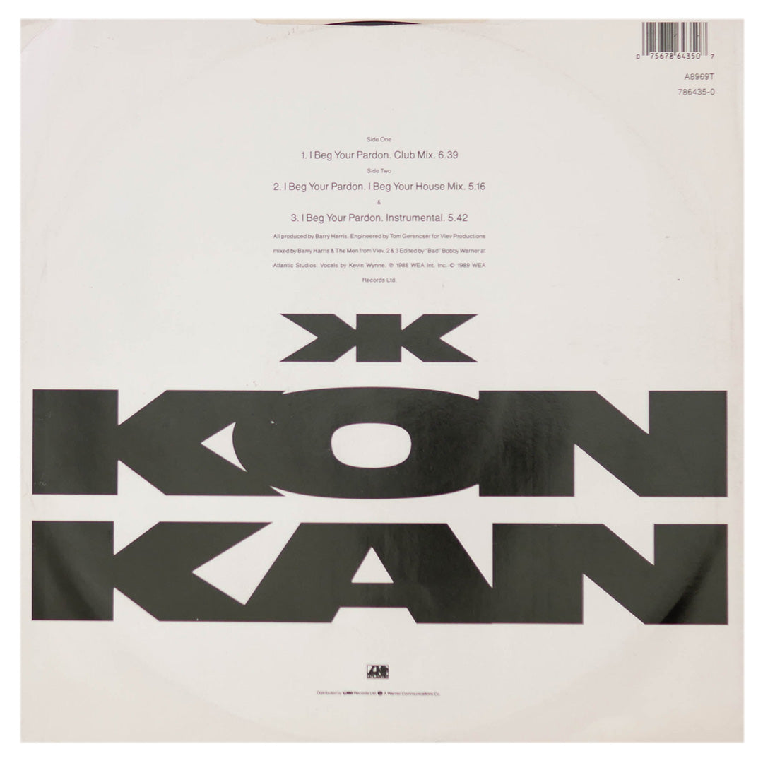 KON KAN - I BEG YOUR PARDON | 12" MAXI SINGLE USADO