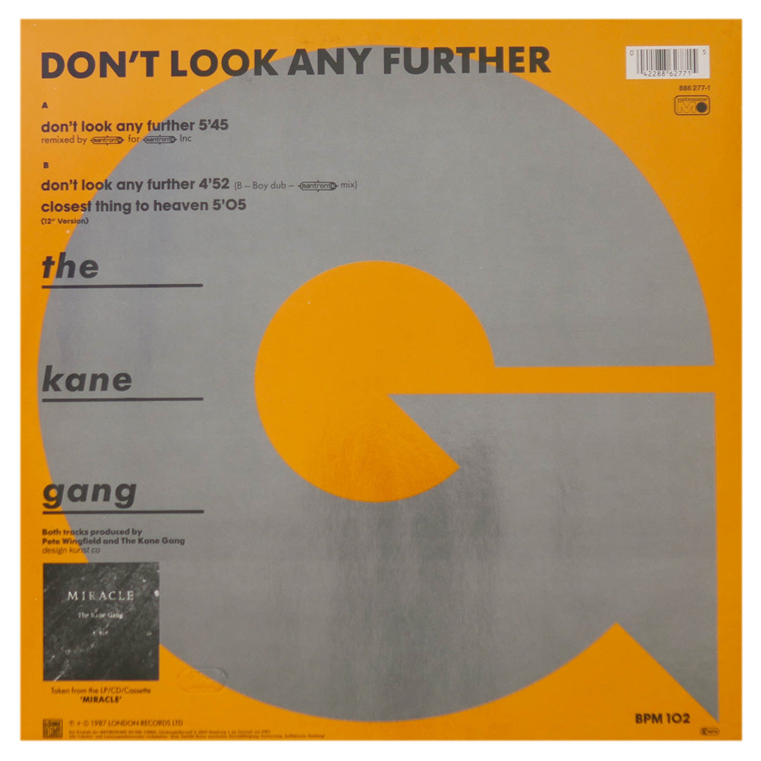KANE GANG - DON'T LOOK ANY FURTHER | 12" MAXI SINGLE USADO