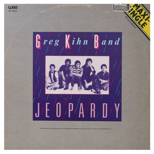 GREG KIHN BAND - JEOPARDY | 12" MAXI SINGLE USADO