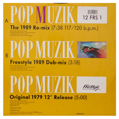 M  - POP MUZIK | 12" MAXI SINGLE USADO