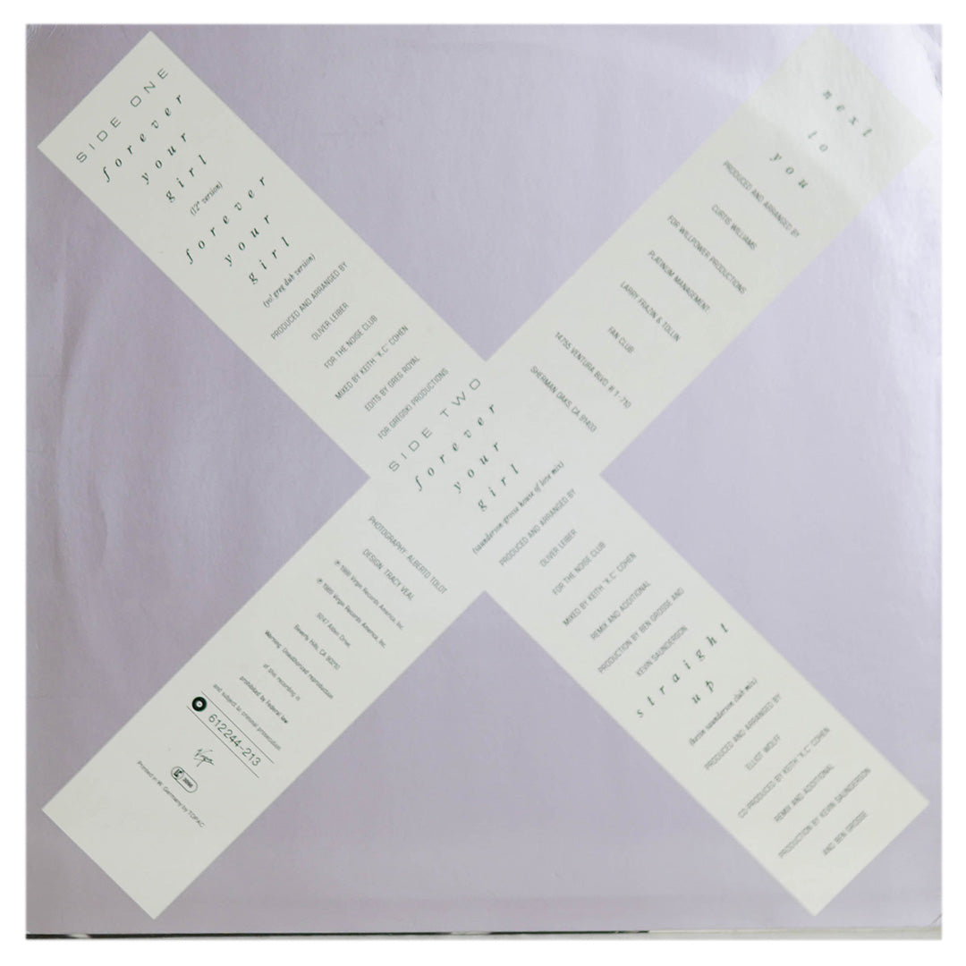 PAULA ABDUL - FOREVER YOUR GIRL | 12" MAXI SINGLE USADO