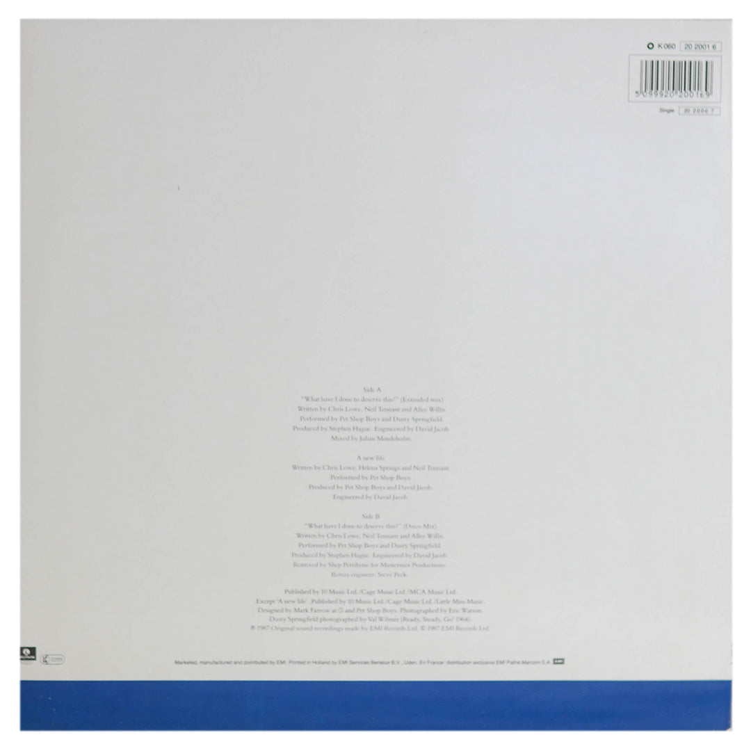 PET SHOP BOYS - WHAT I HAVE DONE TO DESERVE THIS? | 12" MAXI SINGLE USADO