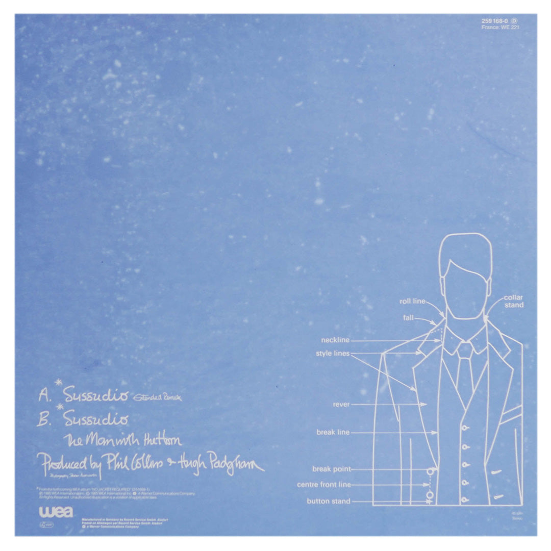 PHIL COLLINS - SUSSUDIO (EXT MIX) | 12" MAXI SINGLE USADO