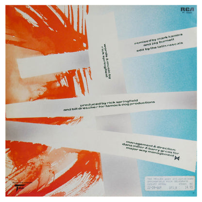 RICK SPRINGFIELD - CELEBRATE YOUTH (SPECIAL DANCE MIX) | 12" MAXI SINGLE USADO