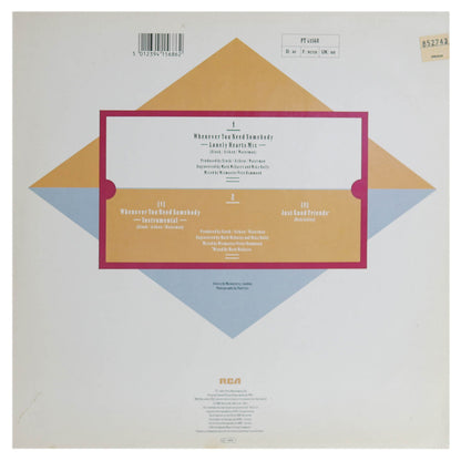RICK ASTLEY  - WHENEVER YOU NEED SOMEBODY | 12" MAXI SINGLE USADO