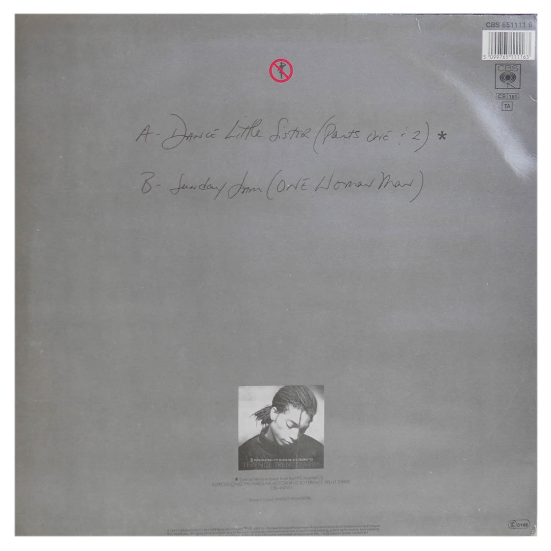 TERENCE TRENT D'ARBY - DANCE LITTLE SISTER | 12" MAXI SINGLE USADO
