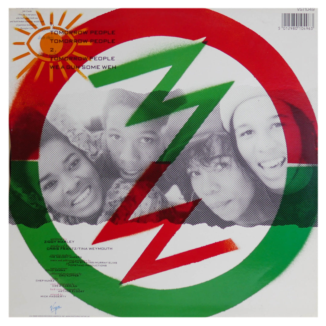 ZIGGY MARLEY & THE MELODY MAKERS - TOMORROW PEOPLE | 12" MAXI SINGLE USADO