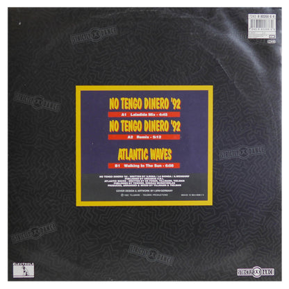 TNT PARTY ZONE - NO TENGO DINERO - THE REMIX | 12" MAXI SINGLE USADO