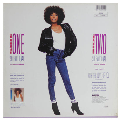 WHITNEY HOUSTON - SO EMOTIONAL | 12" MAXI SINGLE USADO