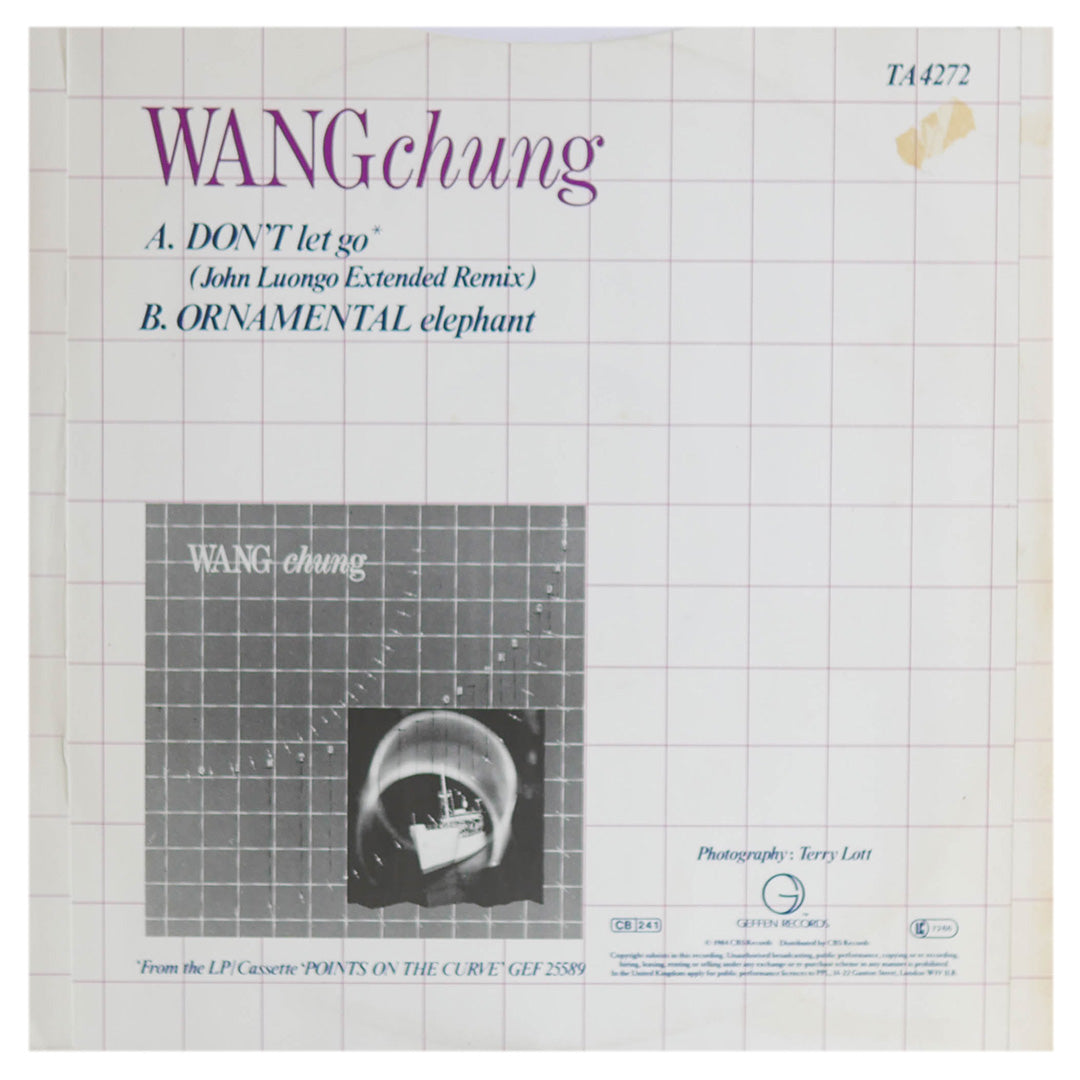 WANG CHUNG - DON'T LET GO (EXTENDED REMIX) | 12" MAXI SINGLE USADO