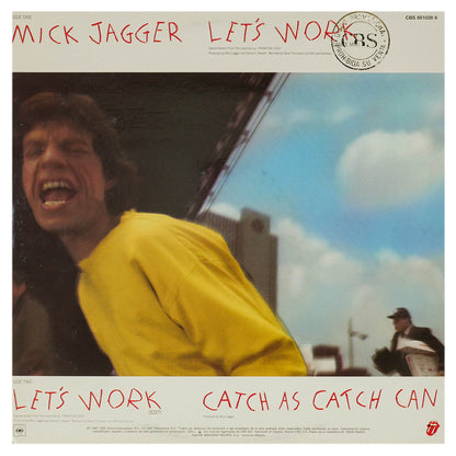 MICK JAGGER - LET'S WORK | 12" MAXI SINGLE USADO