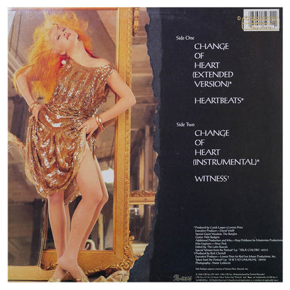 CYNDI LAUPER - CHANGE OF HEART | 12" MAXI SINGLE USADO