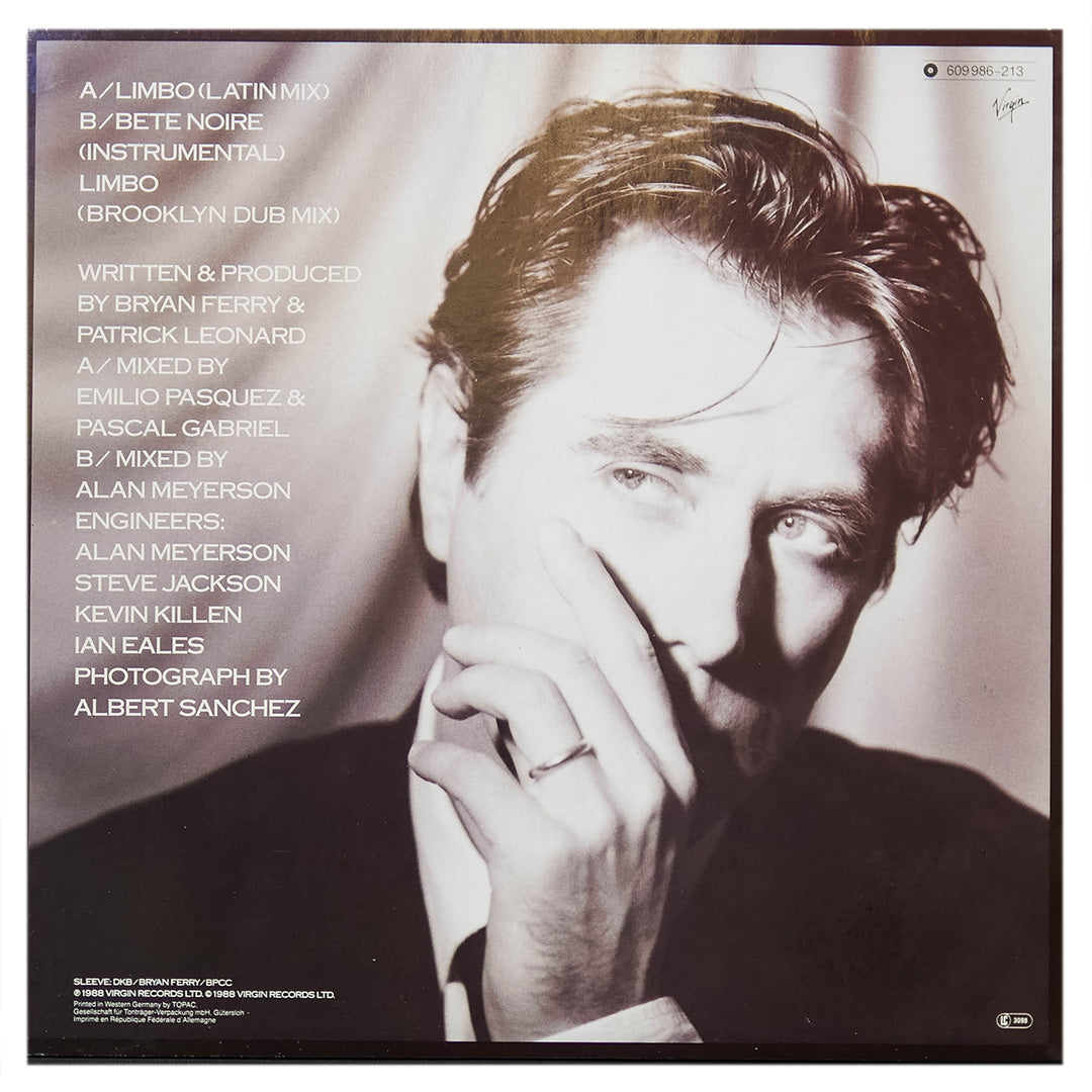 BRYAN FERRY - LIMBO | 12" MAXI SINGLE USADO