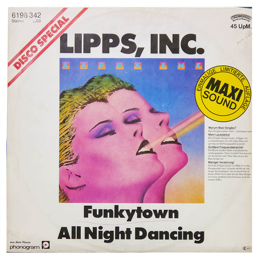LIPPS, INC - FUNKYTOWN | 12" MAXI SINGLE USADO