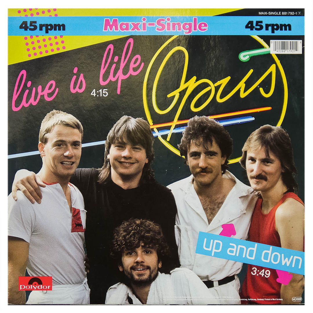 OPUS - LIVE IS LIFE | 12" MAXI SINGLE USADO