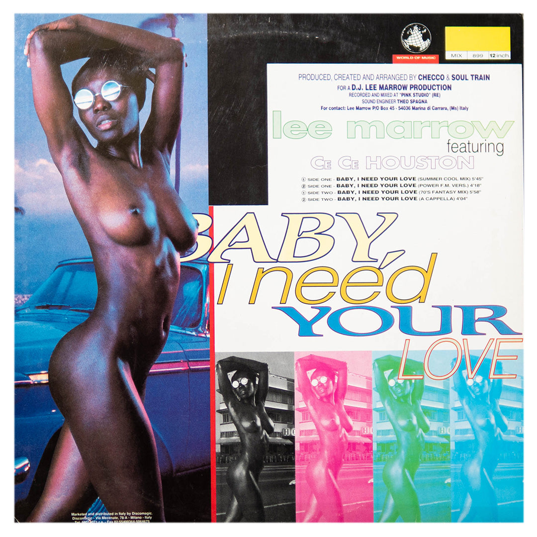 LEE MARROW FT. CE CE HOUSTON - BABY, I NEED YOUR LOVE | 12" MAXI SINGLE USADO