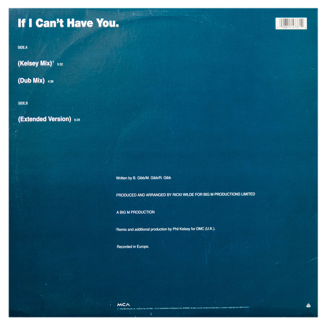 KIM WILDE - IF I CAN'T HATE YOU | 12" MAXI SINGLE USADO