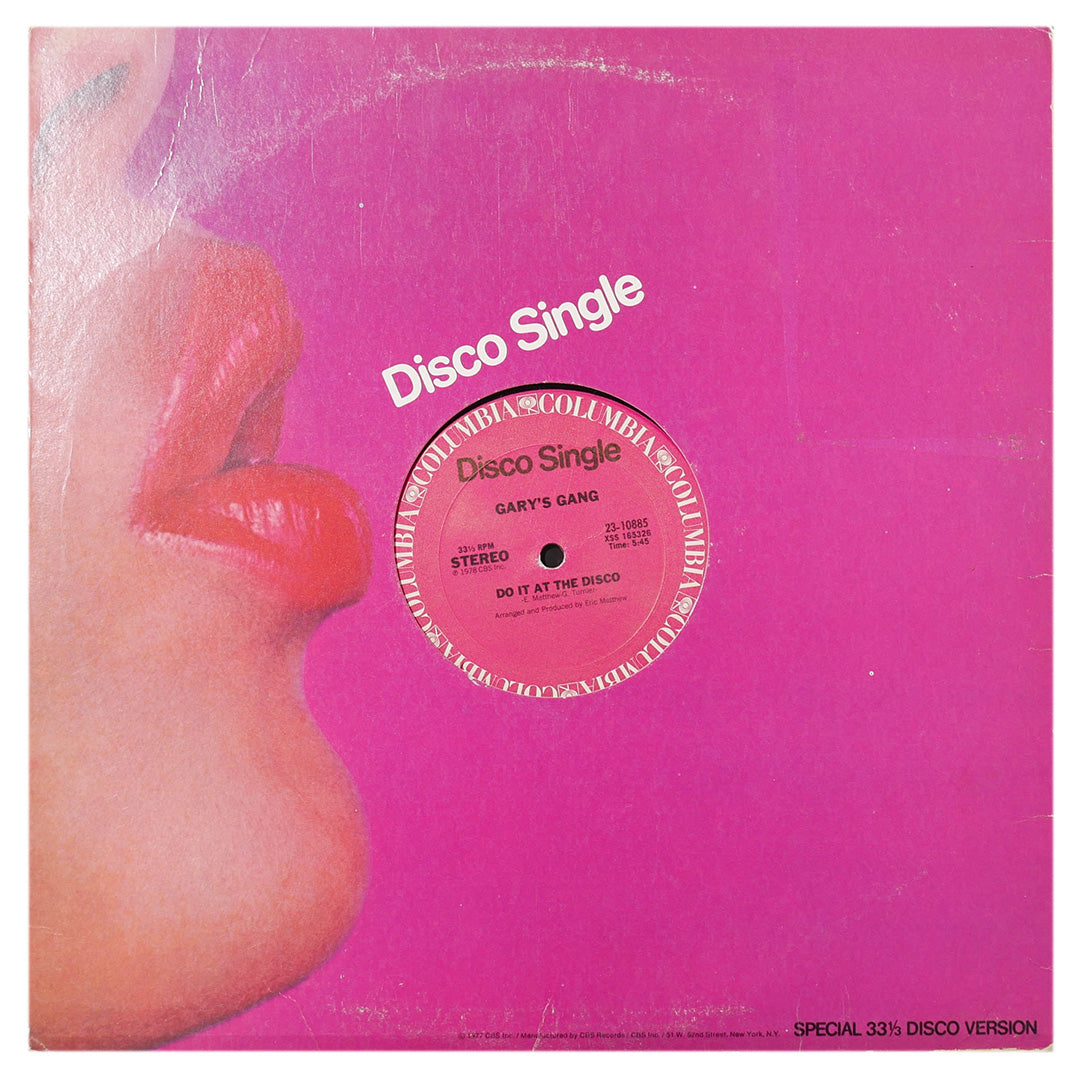 GARY'S GANG - KEEP ON DANCIN'/DO IT AT THE DISCO | 12" MAXI SINGLE USADO