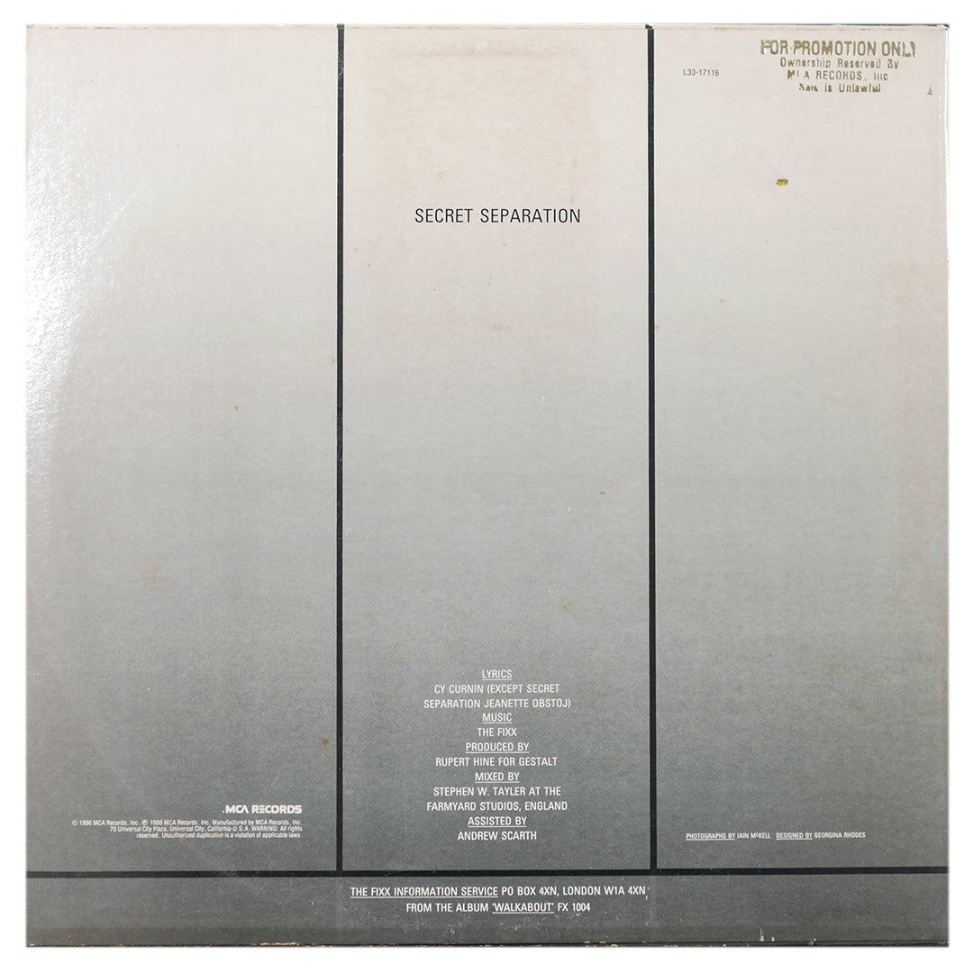THE FIXX - SECRET SEPARATION | 12" MAXI SINGLE USADO