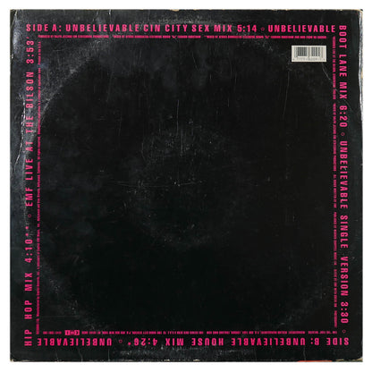 EMF - UNBELIEVABLE (REMIX) | 12" MAXI SINGLE USADO