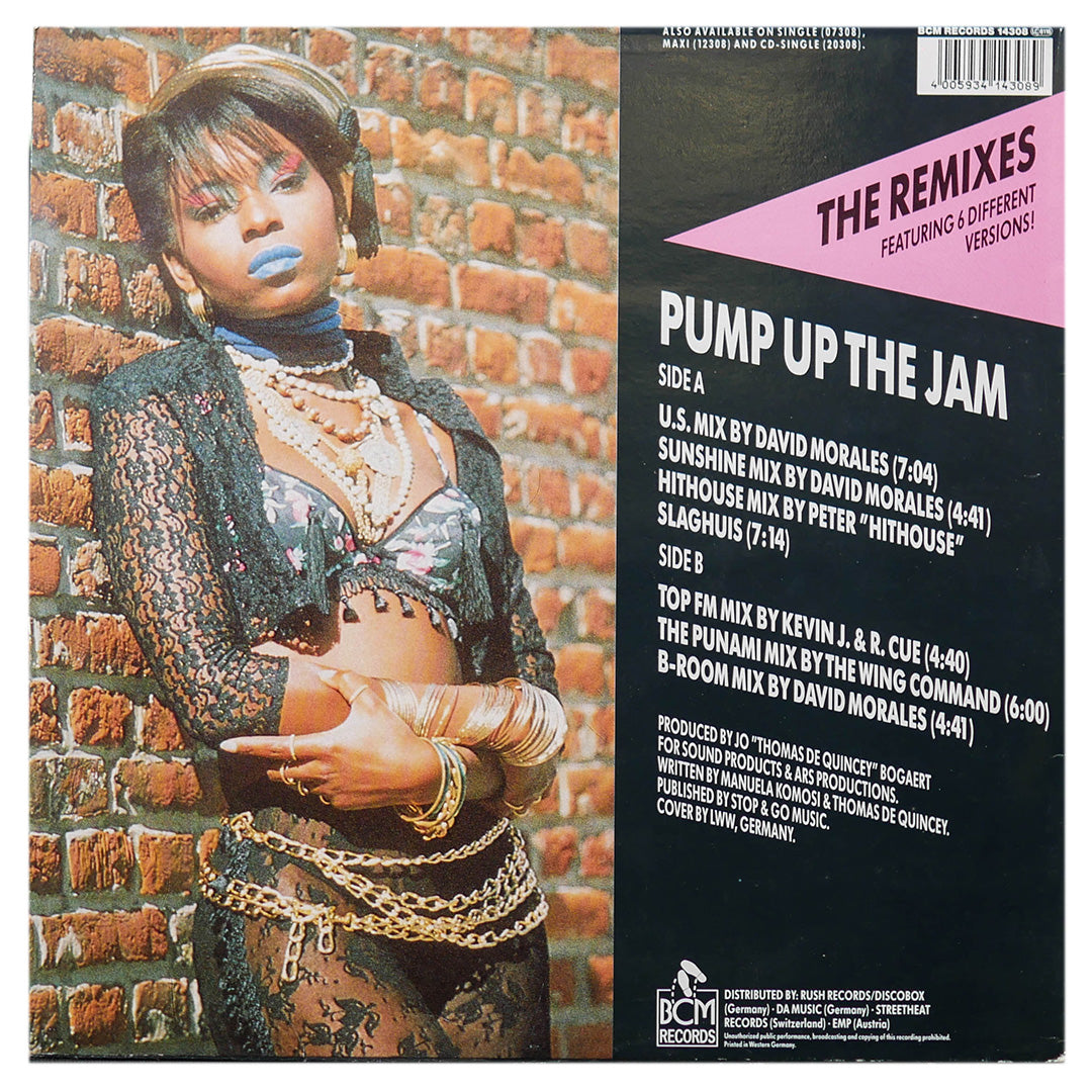 TECHNOTRONIC - PUMP UP THE JAM (THE REMIXES) | 12" MAXI SINGLE USADO