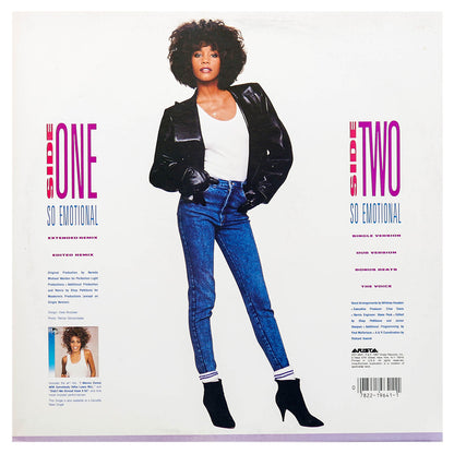 WHITNEY HOUSTON - SO EMOTIONAL | 12" MAXI SINGLE USADO