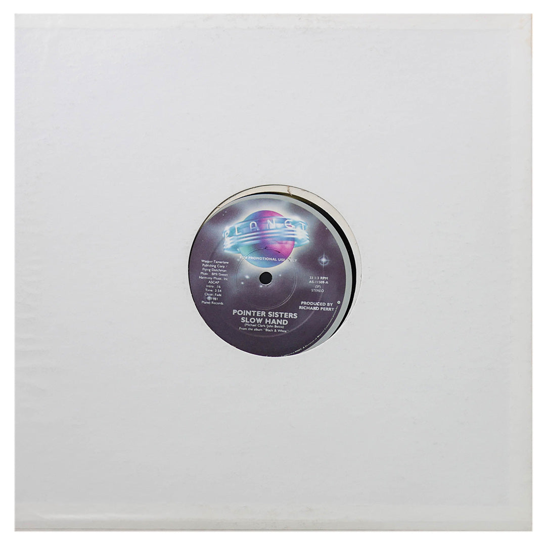 POINTER SISTERS - SLOW HAND | 12" MAXI SINGLE USADO