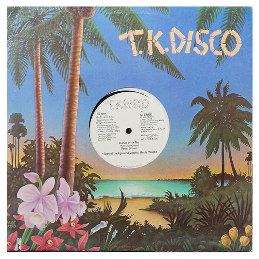 PETER BROWN  - DANCE WITH ME | 12" MAXI SINGLE USADO