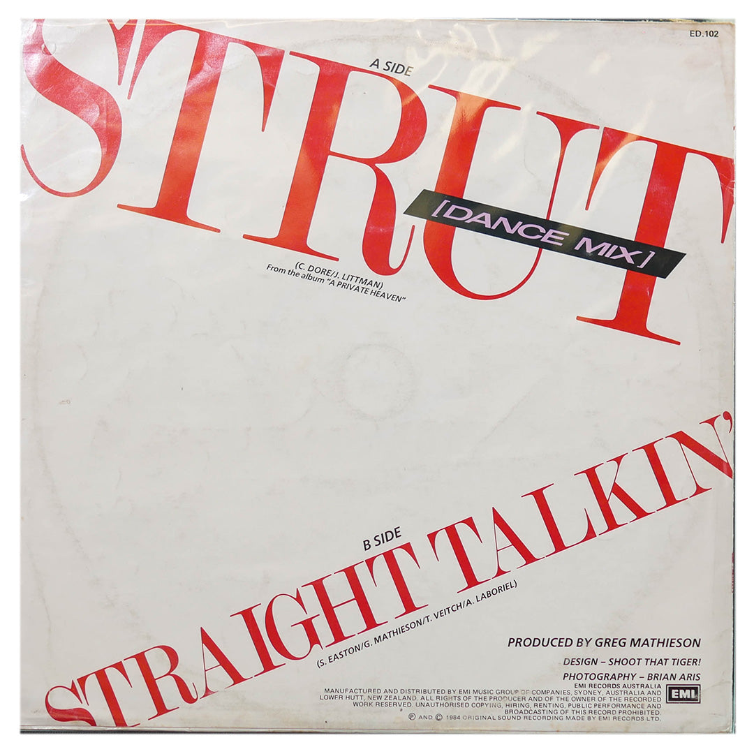 SHEENA EASTON - STRUT (DANCE MIX) | 12" MAXI SINGLE USADO