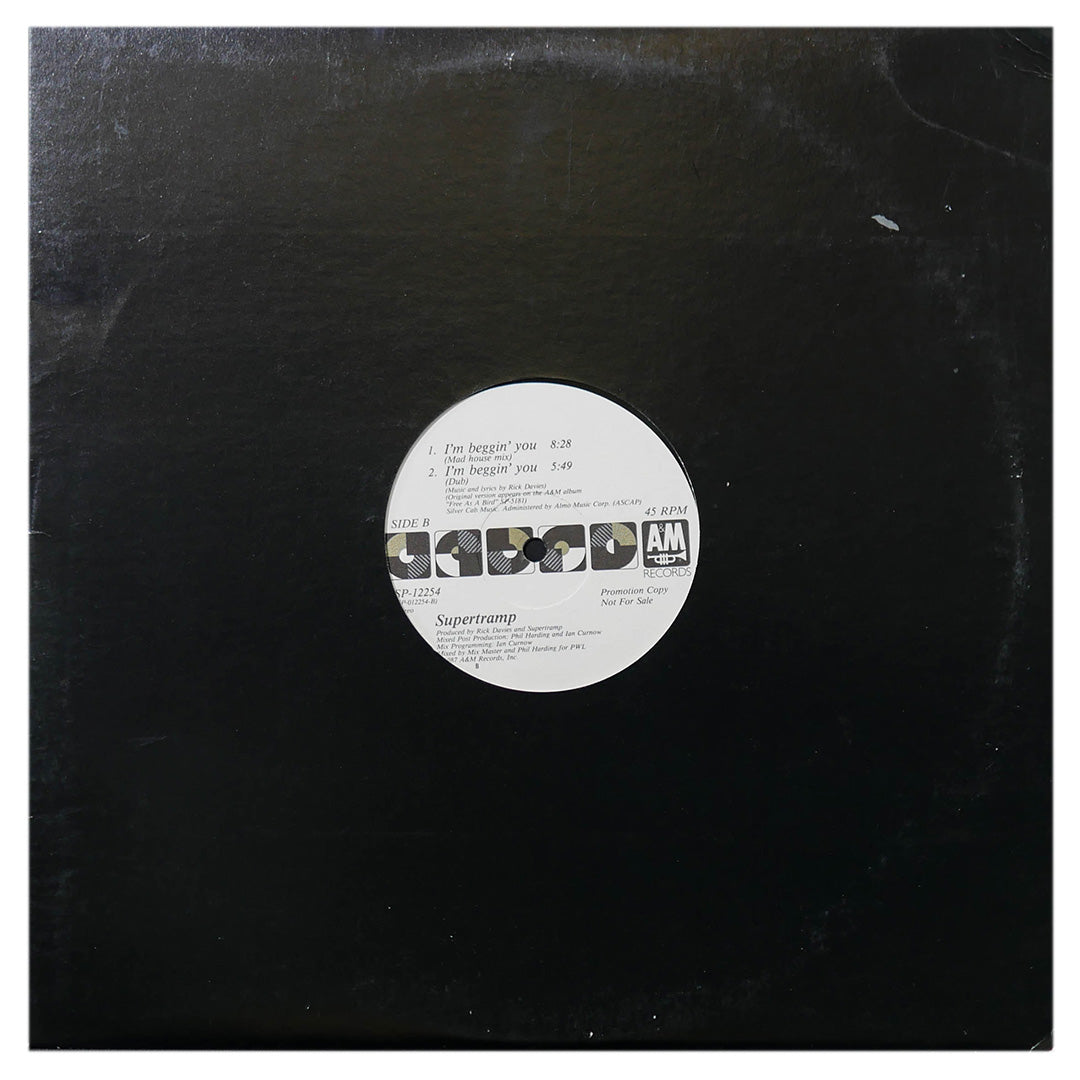 SUPERTRAMP - I'M BEGGIN' YOU | 12" MAXI SINGLE USADO