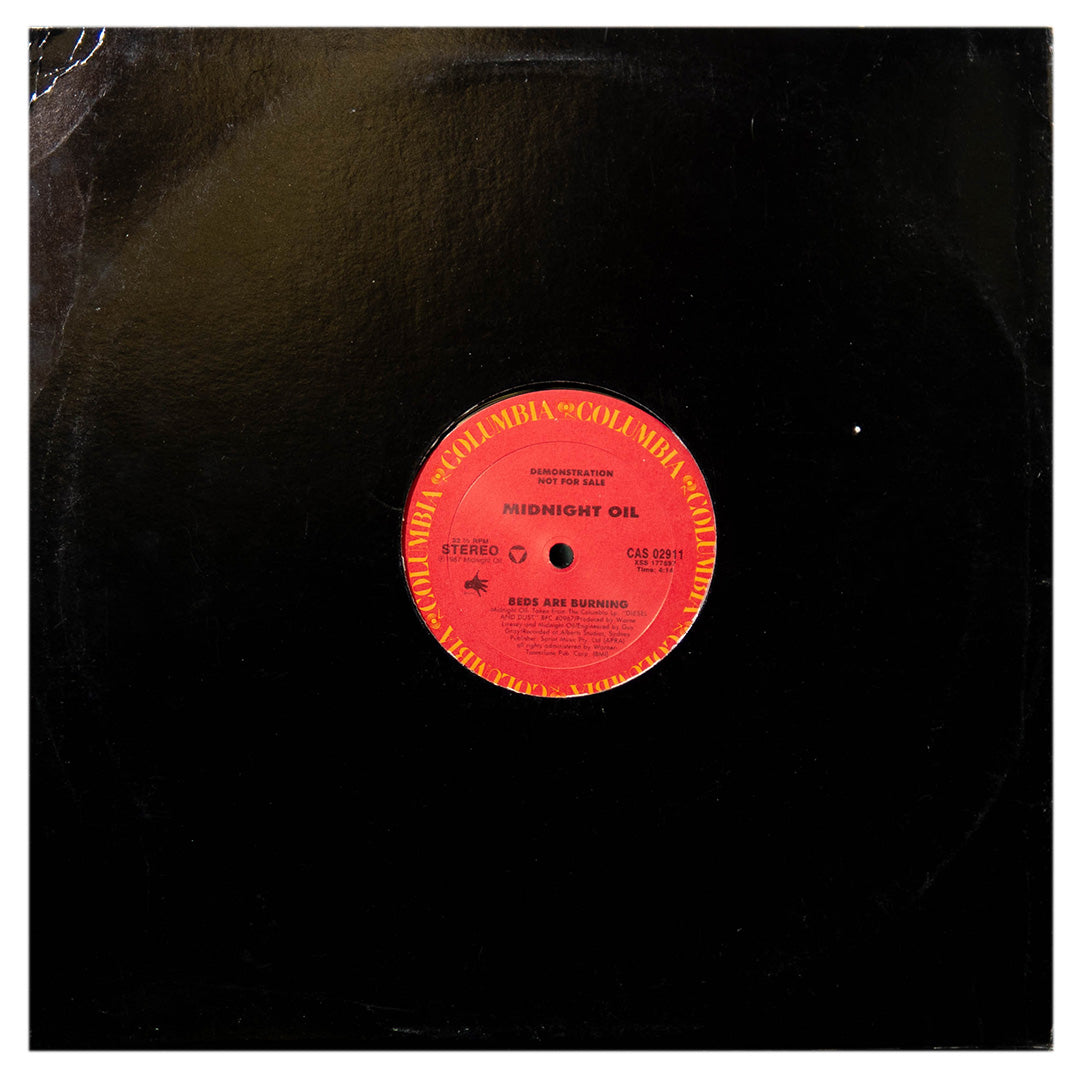 MIDNIGHT OIL - BEDS ARE BURNING | 12" MAXI SINGLE USADO