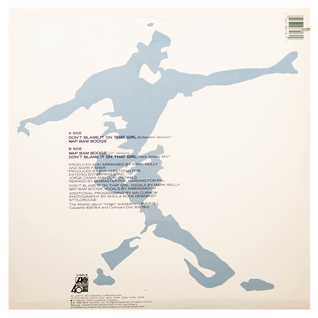 MATT BIANCO - DON'T BLAME IT ON THAT GIRL | 12" MAXI SINGLE USADO