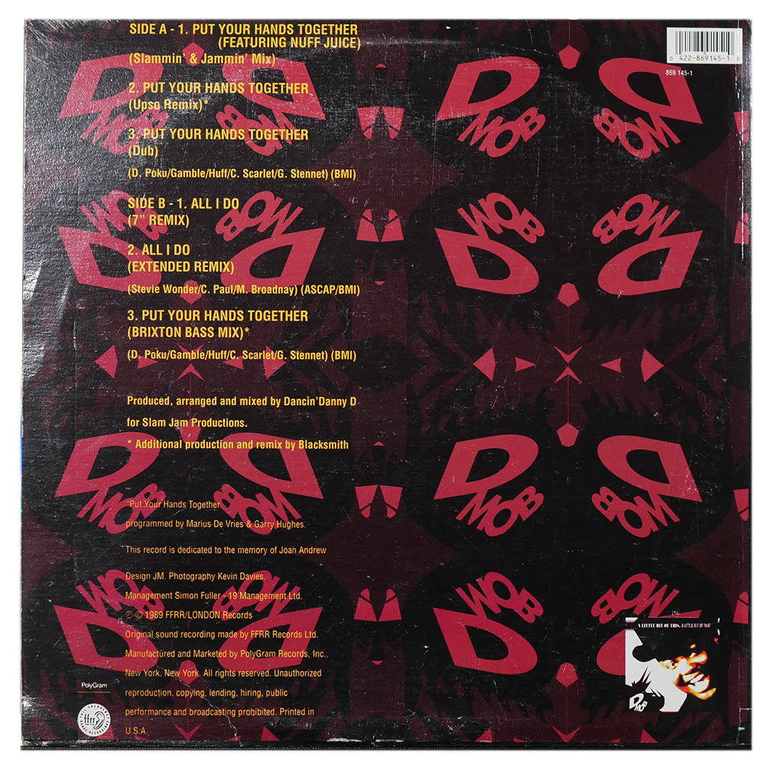 DMOB  - PUT YOUR HANDS TOGETHER | 12" MAXI SINGLE USADO