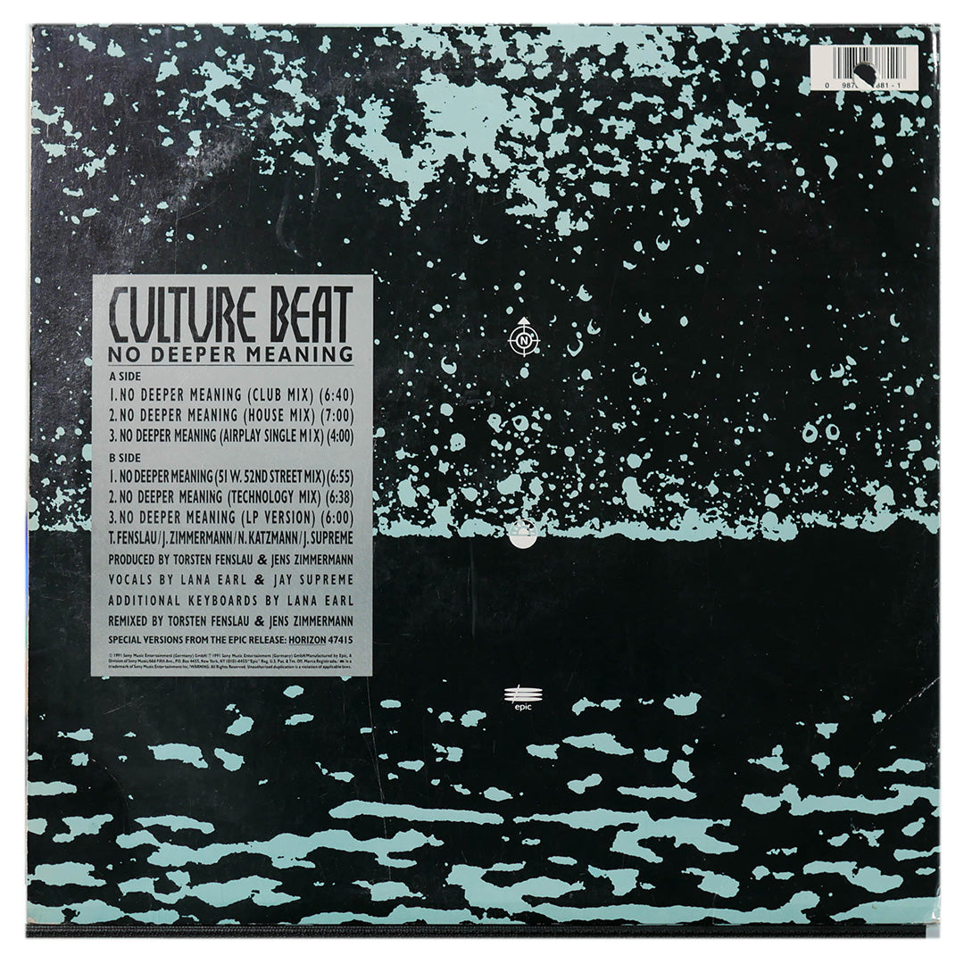 CULTURE BEAT - NO DEEPER MEANNIG | 12" MAXI SINGLE USADO