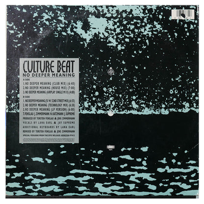 CULTURE BEAT - NO DEEPER MEANNIG | 12" MAXI SINGLE USADO
