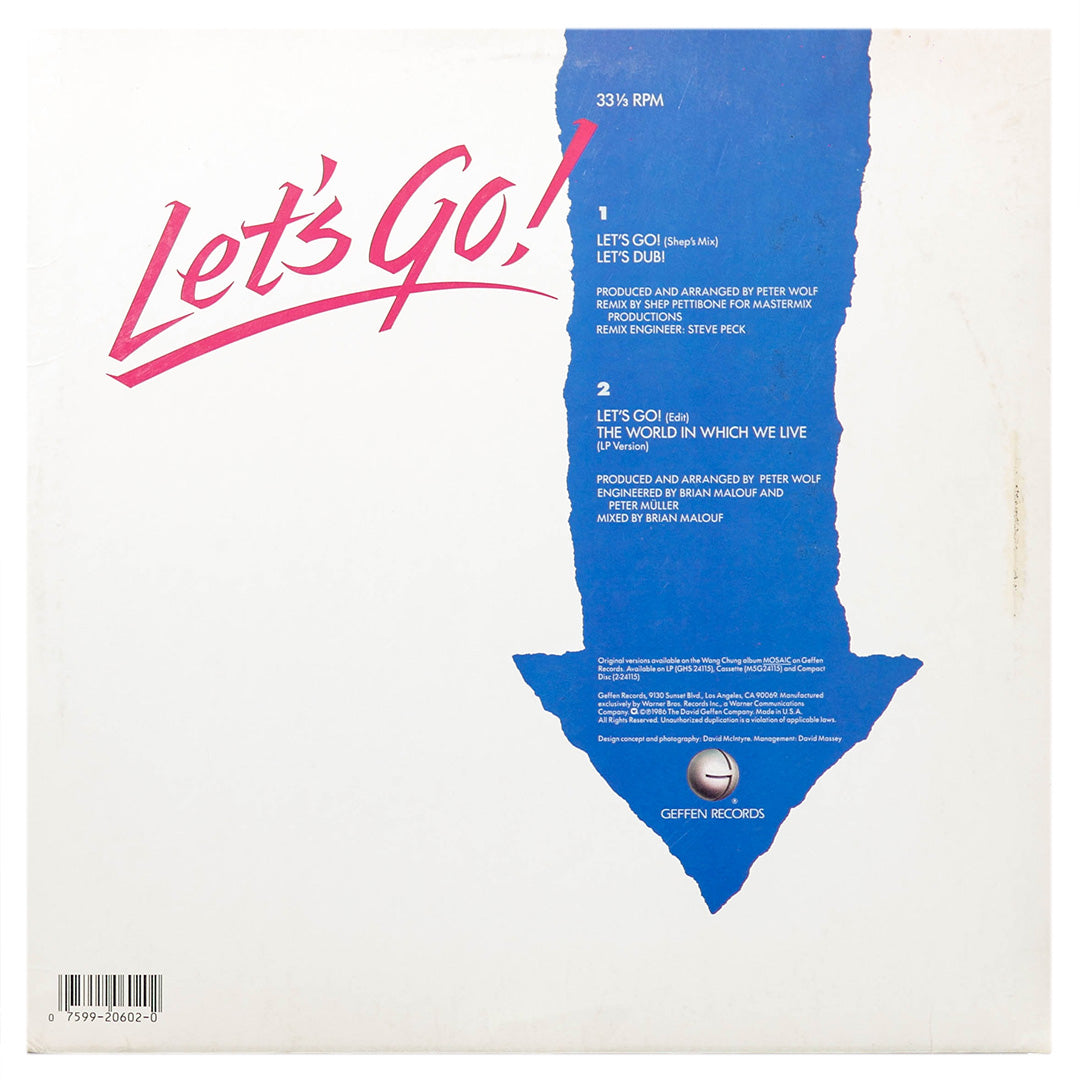 Wang Chung - Let's Go | 12" MAXI SINGLE USADO