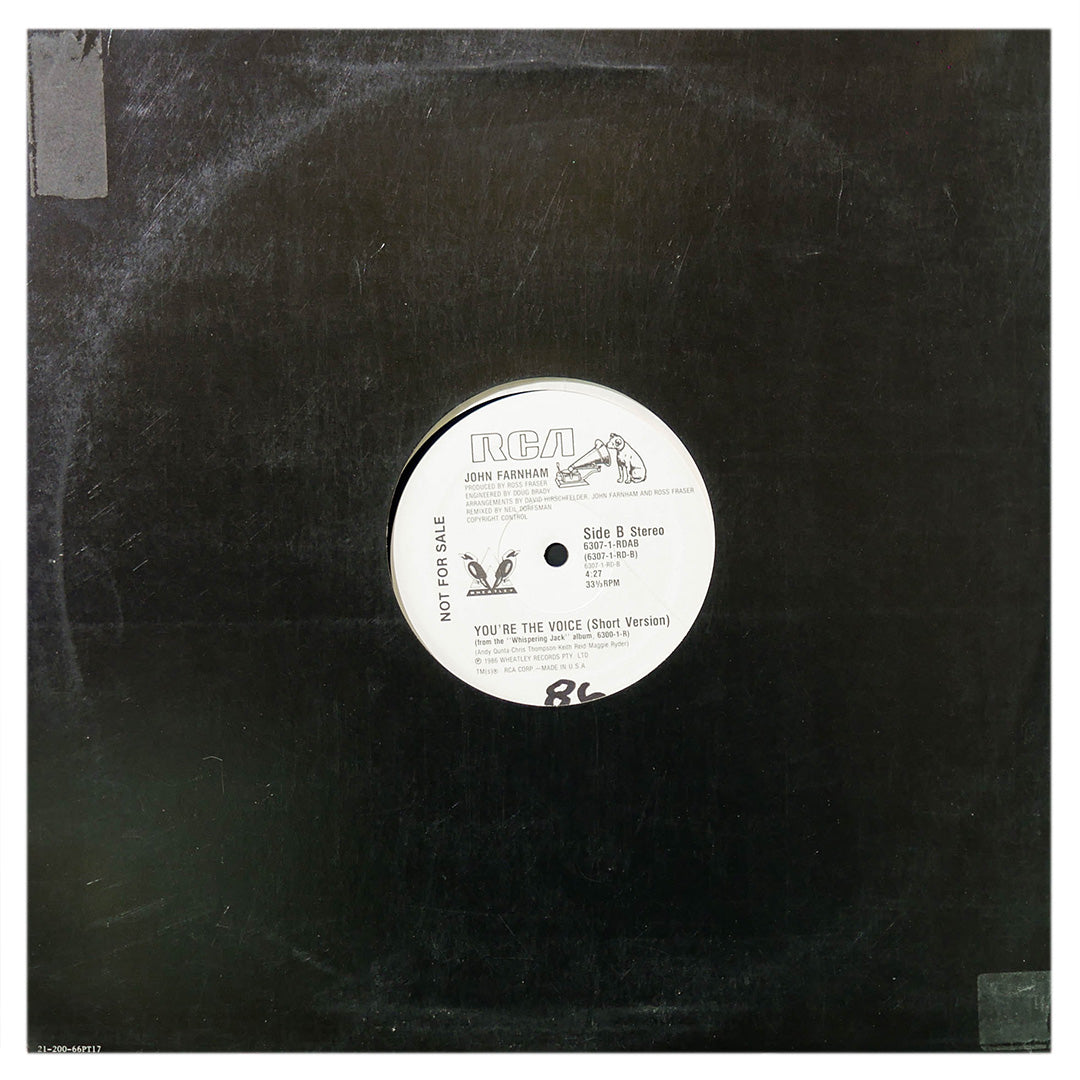 JOHN FARNHAM - YOU'RE THE VOICE | 12" MAXI SINGLE USADO