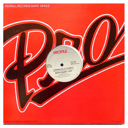 BOYS DON'T CRY - I WANNA BE A COWBOY | 12" MAXI SINGLE USADO