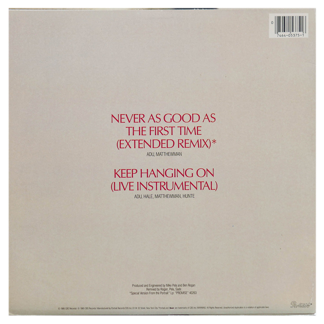 SADE - NEVE AS GOOD AS THE FIRST TIME | 12" MAXI SINGLE USADO