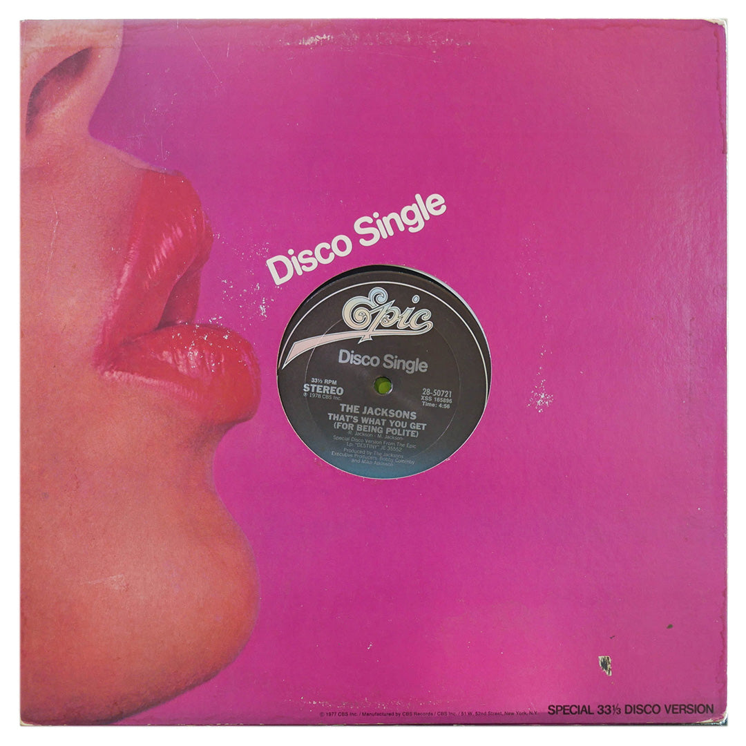 THE JACKSONS - SHAKE YOUR BODY (DOWN TO THE GROUND) | 12" MAXI SINGLE USADO
