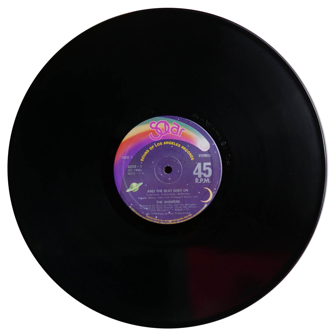 WHISPERS  - AND THE BEAT GOES ON | 12" MAXI SINGLE USADO