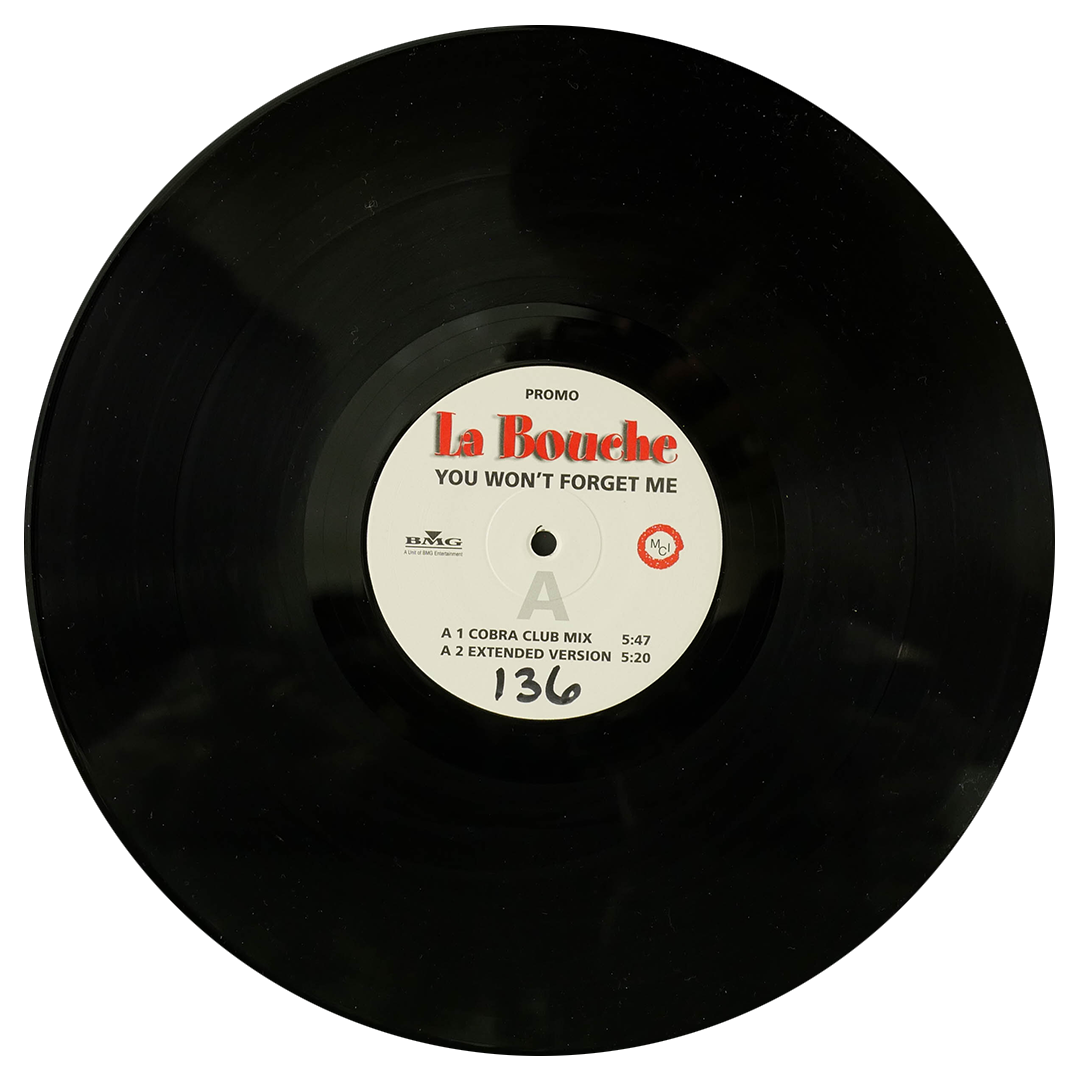 LA BOUCHE - YOU WON'T FORGET ME (PROMO) | 12" MAXI SINGLE USADO