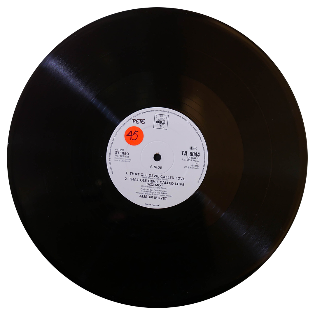 ALISON MOYET - THAT OLE DEVIL CALLED LOVE (LP VERSIÓN + JAZZ VERSION) | 12" MAXI SINGLE USADO