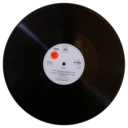ALISON MOYET - THAT OLE DEVIL CALLED LOVE (LP VERSIÓN + JAZZ VERSION) | 12" MAXI SINGLE USADO