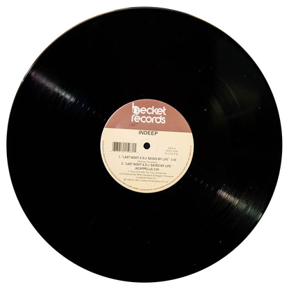 INDEEP - LAST NIGHT A DJ SAVED MY LIFE | 12" MAXI SINGLE USADO