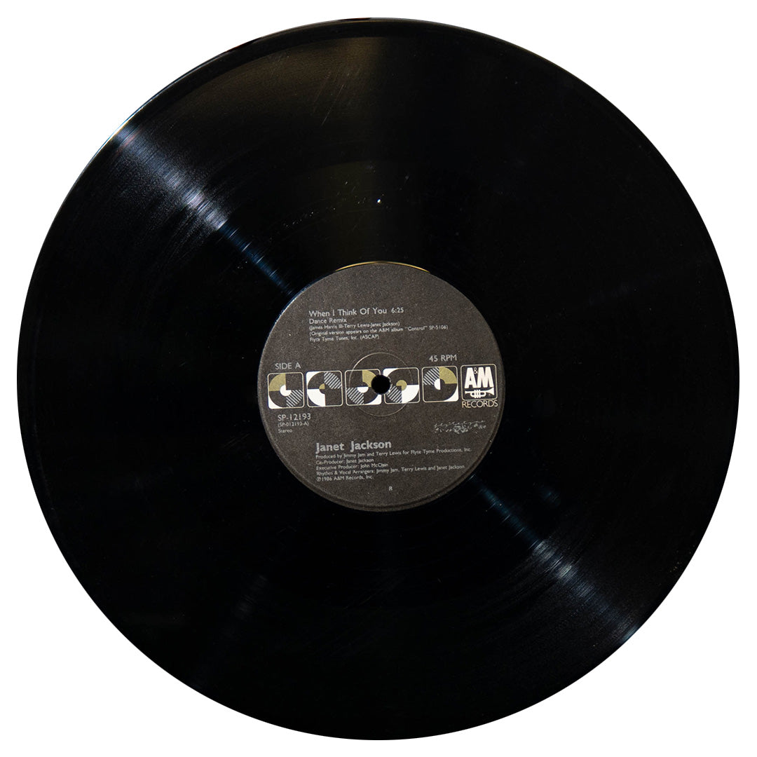 JANET JACKSON - WHEN I THINK OF YOU | 12" MAXI SINGLE USADO