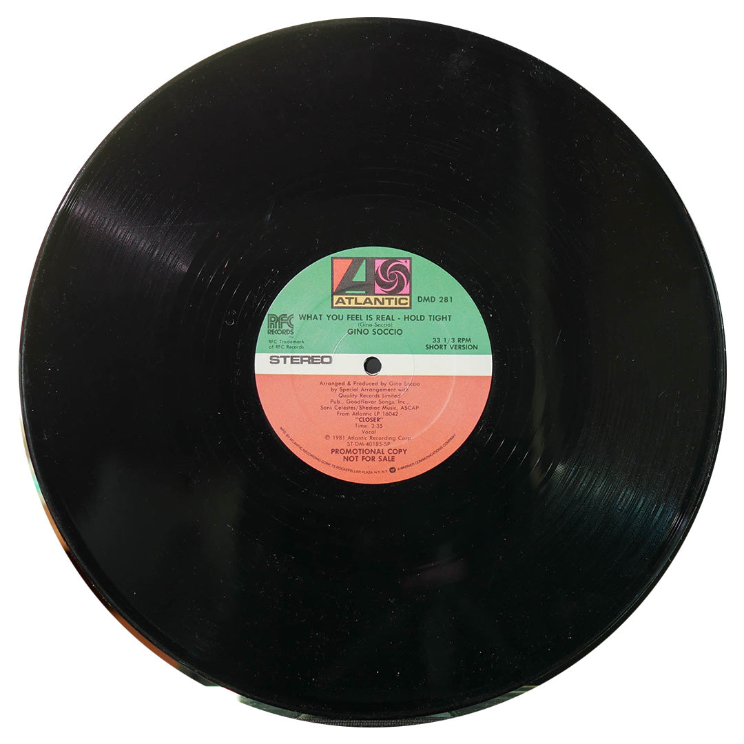 GINO SOCCIO  - WHAT YOU FEEL IS REAL - HOLD TIGHT | 12" MAXI SINGLE USADO