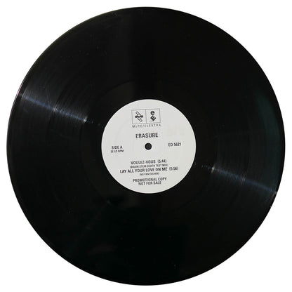 ERASURE - VOULEZ VOUS/LAY ALL YOUR LOVE ON ME/TAKE A CHANCE ON ME/S.O.S. | 12" MAXI SINGLE USADO