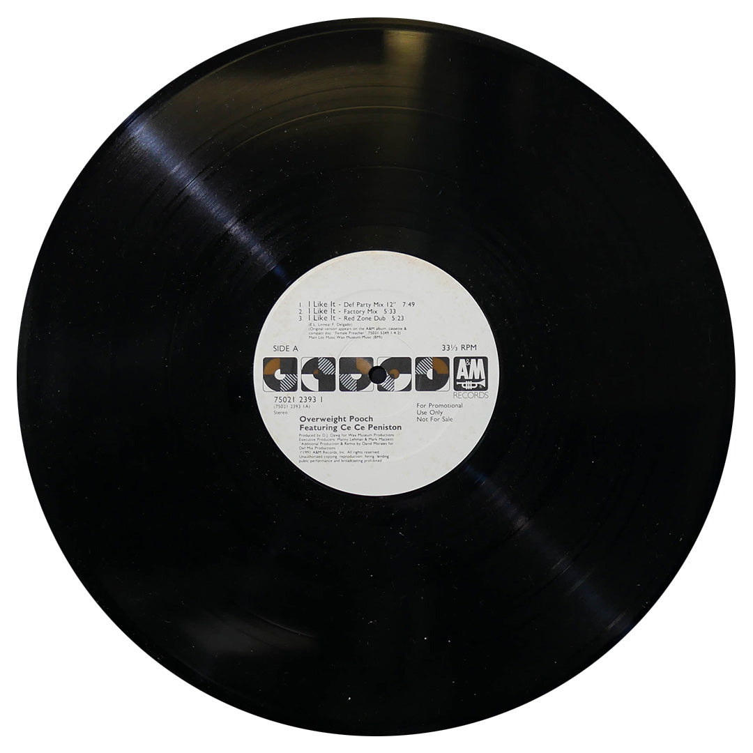 OVERWEIGHT POOCH FT. CE CE PENISTON - I LIKE IT | 12" MAXI SINGLE USADO